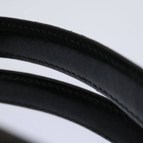 CELINE Macadam Canvas Hand Bag PVC Brown Black Auth bs12763 - Picture 8 of 16